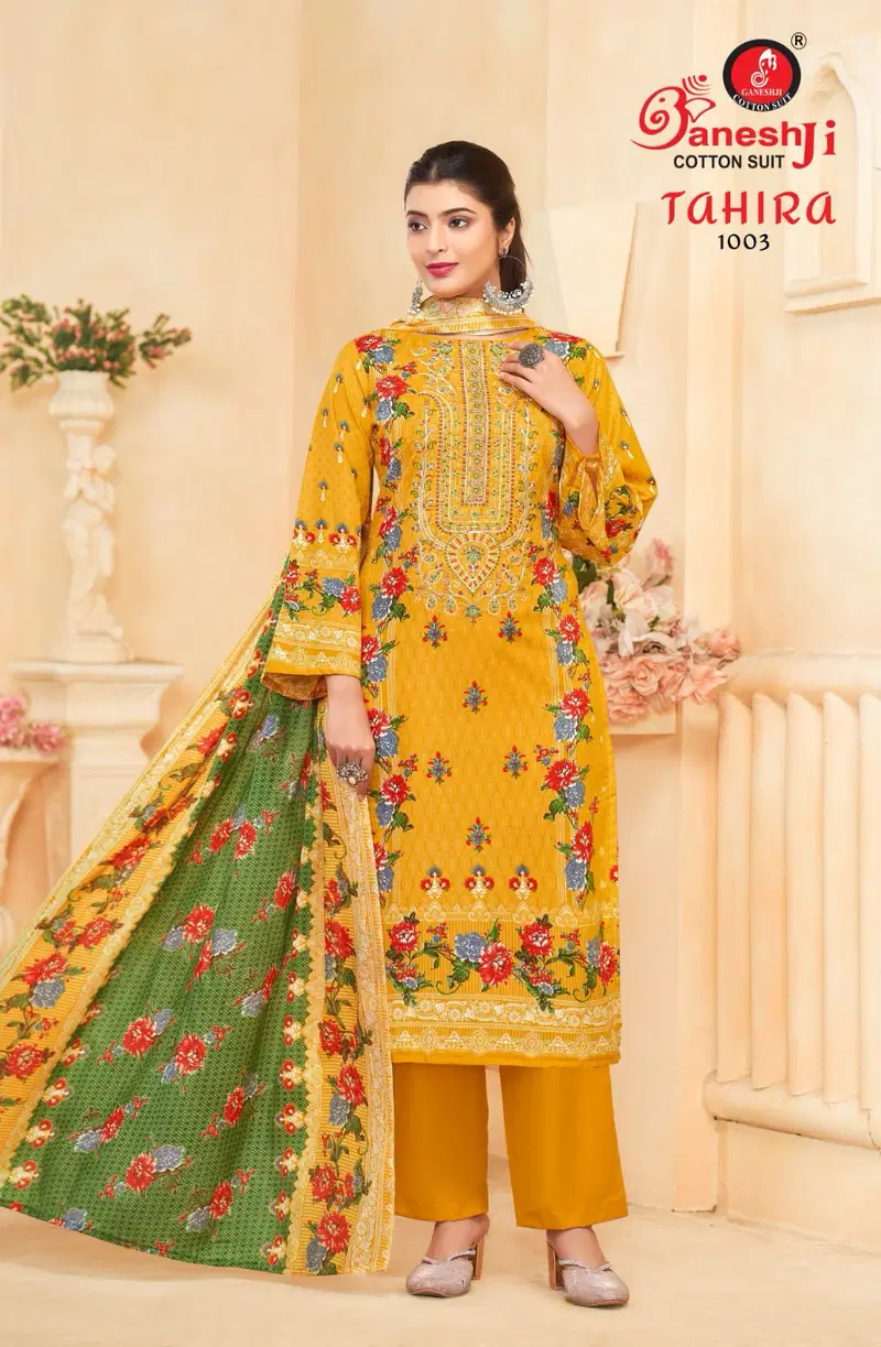 Tahira Vol 1 By Ganeshji Cotton Printed Dress Material Orders In India